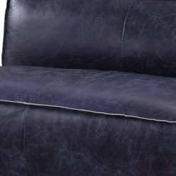 52" Birdie Sofa With Top Grain Leather Vintage Blue - Acme Furniture -Lush Living Store GUEST c06a77f8 7c9f 4280 8f51 a3d0a390ca89