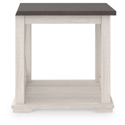 Dorrinson End Side Table White/Black/Gray - Signature Design By Ashley 6 Dorrinson End Side Table White/Black/Gray - Signature Design By Ashley - Image 4