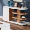 Hal Open Shelf Sofa Table White - MiBasics -Lush Living Store GUEST c0d209f1 dcca 4ee4 be43 da811d67785b