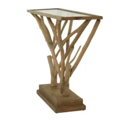 Contemporary Wood Console Table Brown - Olivia & May -Lush Living Store GUEST c0e97d98 ae07 4b86 8877 88750bf89ab7