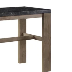 24" Charnell Console Table Marble/Oak Finish - Acme Furniture -Lush Living Store GUEST c121f408 3767 4859 a691 cac490592280