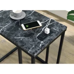 Norwich C Table With Power Port - OSP Home Furnishings -Lush Living Store GUEST c13fb41f 0090 43fc b968 c38d4e83e0ef