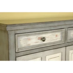 Raney 2 Drawer 2 Door Cupboard Gray - Treasure Trove Accents -Lush Living Store GUEST c165f596 99fe 433b a3de bea95463e897