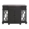 Glam Mirror And Wood Storage Cabinet Black - Olivia & May 2 Glam Mirror And Wood Storage Cabinet Black - Olivia & May -Lush Living Store GUEST c1d15791 f1fe 4b4d 8ecc ff7b7b22e9ed