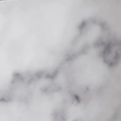 Dridun Faux Marble Fireplace White/Gray - Aiden Lane 15 Dridun Faux Marble Fireplace White/Gray - Aiden Lane - Image 13