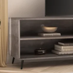 Merrick Lane Mid-Century Modern TV Stand With Adjustable Shelves And Two Drawers 14 Merrick Lane Mid-Century Modern TV Stand With Adjustable Shelves And Two Drawers -Lush Living Store GUEST c1e80381 708e 4865 90c8 55b16b108f71