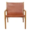 Contemporary Modern Genuine Leather Lounge Sling Chair - Olivia & May -Lush Living Store GUEST c26df7cf a437 451c a5ac 52f402c995e5