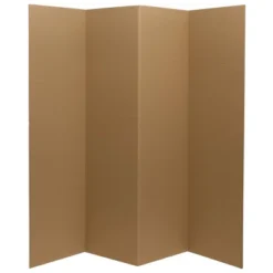 6" Cardboard Room Divider 4 Panel - Oriental Furniture -Lush Living Store GUEST c26eb5e5 0179 4f44 93cb 292717115b03
