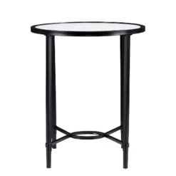 Dickinson Metal/Glass Oval Side Table Black - Aiden Lane 11 Dickinson Metal/Glass Oval Side Table Black - Aiden Lane -Lush Living Store GUEST c2a4e50c 64fc 4ef3 83c6 5aa7468135dc