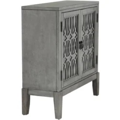 55 Downing Street Elias 36" Wide Gray Wood 2-Shelf Cabinet -Lush Living Store GUEST c3a72f01 065e 4d81 ae87 1fa125750501