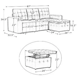Javier Genuine Leather Upholstered Sofa Set 87" Wide Sofa With Removable Back Cushions And Hidden Interior Storage | ARTFUL LIVING DESIGN -Lush Living Store GUEST c3ec4436 1a23 4e8c a129 8ba7f3d7d61f