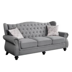 86" Hannes Sofa Gray Fabric - Acme Furniture -Lush Living Store GUEST c44c241d 1c29 4ae2 8ea0 c653c1e4d946
