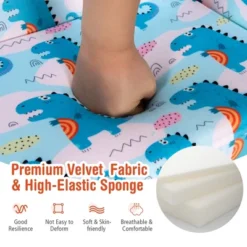 Costway 2-in-1 Convertible Kids Sofa To Lounger Flip-Out Chair W/Storage Pocket 15 Costway 2-in-1 Convertible Kids Sofa To Lounger Flip-Out Chair W/Storage Pocket -Lush Living Store GUEST c473560b 570f 4dbd 8a10 04a2ffd7b962