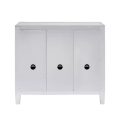 Monroe 3 Door Mirrored Cabinet Silver - Aiden Lane -Lush Living Store GUEST c4eaff29 f35d 41a4 870c 3623036e3a56
