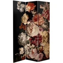 71" Double Sided Vintage Flowers Canvas Room Divider - Oriental Furniture 7 71" Double Sided Vintage Flowers Canvas Room Divider - Oriental Furniture -Lush Living Store GUEST c4fd01ea a326 41ae 9eb6 3e016f74de9a