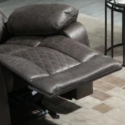 HOMCOM Overstuffed Manual Recliner Chair With Thick Sponge Padded Headrest And Armrest, And Rocking Function, Brown -Lush Living Store GUEST c534cc6e 8ebf 47f9 9f6a e13b7ca40974