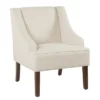 Classic Solid Swoop Arm Accent Chair - Homepop 1 Classic Solid Swoop Arm Accent Chair - Homepop -Lush Living Store GUEST c54fb2f8 1ea5 496d b599 1077af06067e