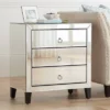 Studio 55D Bentley Beveled Mirrored 3-Drawer Chest -Lush Living Store GUEST c592abf6 9b2a 4abe ac49 6380280b4319