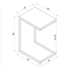 Priscille Accent C Table Gold - Linon -Lush Living Store GUEST c59ee08d e754 4539 b628 9cbc7bca87ee