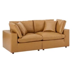 Commix Down Filled Overstuffed Vegan Leather Loveseat - Modway -Lush Living Store GUEST c5c8263b 2c8e 4cc3 b9fc b02d0d093588