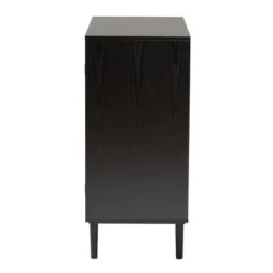 Maureen Wood And Rattan 2 Door Storage Cabinet Espresso/Natural Brown - Baxton Studio -Lush Living Store GUEST c6aac2ea 6132 4082 8ce4 c8a53555f306