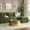 Haven Velvet Modular French Seam Sofa Ottoman Dark Green - Threshold™ -Lush Living Store GUEST c6e49730 1934 4d0b 8a73 7f1a1cfbb3c3