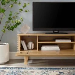 Render TV Stand For TVs Up To 53" Brown - Modway -Lush Living Store GUEST c75349a1 dd83 4a44 8d96 e30e1f2c6291