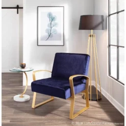 C End Contemporary Table White/Gold - LumiSource -Lush Living Store GUEST c7c392da d5ff 4819 a549 efb6f2f58867