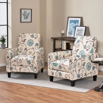 Set Of 2 Darvis Contemporary Recliners - Christopher Knight Home 3 Set Of 2 Darvis Contemporary Recliners - Christopher Knight Home