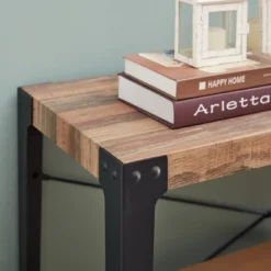 Modern Industrial Console Table Metal/Distressed Wood - Danya B. -Lush Living Store GUEST c8d73525 cab8 4dbe 86dc 1f2c8422815b