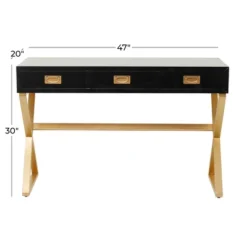 30" X 47" Contemporary Wood Desk - Olivia & May -Lush Living Store GUEST c8ee8a4a 5db9 45ab 9649 625a209a7fac