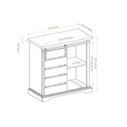Tertia Modern Transitional Accent Cabinet With Sliding Plank Door - Saracina Home -Lush Living Store GUEST c924aee1 3580 44e6 bac3 1442628148bf
