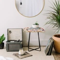 Square Ninola Design Butterflies Wings Countryside Side Table Pink/Black - Deny Designs 7 Square Ninola Design Butterflies Wings Countryside Side Table Pink/Black - Deny Designs -Lush Living Store GUEST c95cd108 be04 463d b2de d36172e6a368