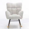 Epping Accent Modern Armchair Faux Shearling Fabric Nursery Glider Rocker, Wingback Chair Rocking Chairs-Maison Boucle 1 Epping Accent Modern Armchair Faux Shearling Fabric Nursery Glider Rocker, Wingback Chair Rocking Chairs-Maison Boucle -Lush Living Store GUEST c9b9f108 8d92 44ac 9907 ad51b94191ab
