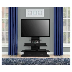 Solar TV Stand For TVs Up To 70" With Mount And Drawers - Room & Joy -Lush Living Store GUEST c9bc2459 3b88 4463 b5fc ad837376524f
