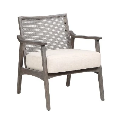 Aurelia Cane Back Accent Chair - HOMES: Inside + Out 10 Aurelia Cane Back Accent Chair - HOMES: Inside + Out - Image 8