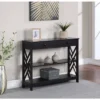 Titan 1 Drawer Console Table With Shelves - Breighton Home