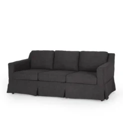 Arrastra Contemporary Fabric 3 Seater Sofa With Skirt - Christopher Knight Home 27 Arrastra Contemporary Fabric 3 Seater Sofa With Skirt - Christopher Knight Home -Lush Living Store GUEST ca43ae3d 22b4 4e94 8257 754624c7baa0