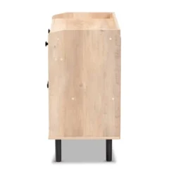 Patterson Wood 2 Door Kitchen Storage Cabinet Oak Brown - Baxton Studio -Lush Living Store GUEST ca7ed8e9 353d 4cd5 a278 16c35079bd36