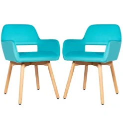 Costway Set Of 2 Modern Accent Armchairs Velvet Fabric Leisure Chairs Club Guest YellowBlue Grey -Lush Living Store GUEST caaa9166 345a 401e aeb2 c496cf46e26e