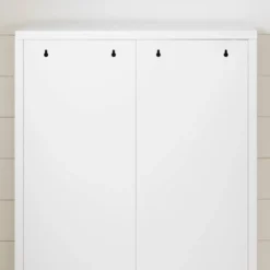 Eddison 2 Door Storage Cabinet Pure White - South Shore -Lush Living Store GUEST cab5244e b9b7 4cc7 9b14 b1e125d1791b