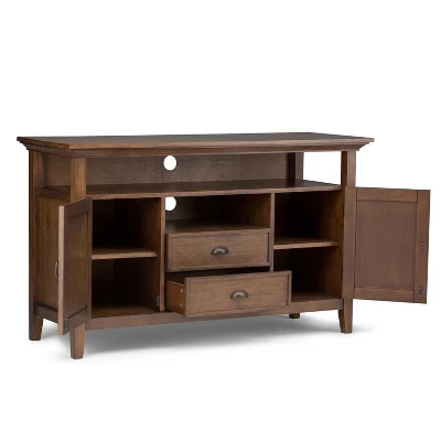 54" Mansfield Solid Wood TV Media Stand - Wyndenhall 4 54" Mansfield Solid Wood TV Media Stand - Wyndenhall - Image 2