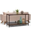 54" Rhonda Console Sofa Table Dark Cognac Brown - WyndenHall 1 54" Rhonda Console Sofa Table Dark Cognac Brown - WyndenHall -Lush Living Store GUEST cad14857 1ee5 4ada 9fff 12b09995f044
