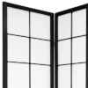 6 Ft. Tall Zen Shoji Screen - Black (3 Panels) -Lush Living Store GUEST cb27a018 3ca5 40cf 94d5 357fce96ec67