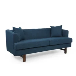 Mableton Mid-Century Modern Upholstered 3 Seater Sofa - Christopher Knight Home -Lush Living Store GUEST cbb25ac6 e31b 493a bf49 c0c6e20baf7f