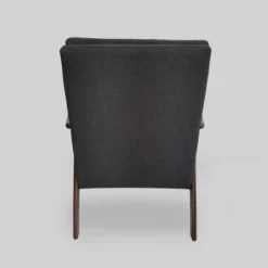 Duluth Mid-Century Armchair Black - Christopher Knight Home -Lush Living Store GUEST cd6f0133 5c95 459c 9867 a786e30b1851