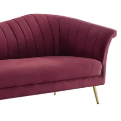 80" Callista Sofa Red Velvet - Acme Furniture -Lush Living Store GUEST cd71a7fc e549 424f 9e4a 8d4fd911f4fa