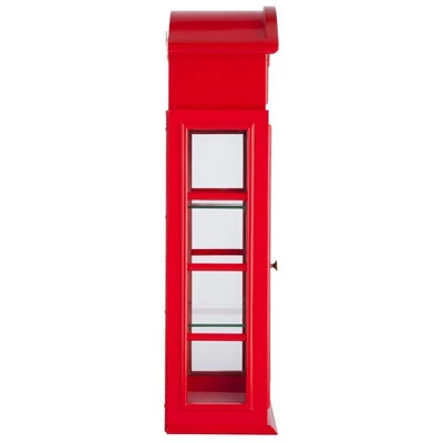Design Toscano Piccadilly Circus British Telephone Booth Wall Curio Cabinet 5 Design Toscano Piccadilly Circus British Telephone Booth Wall Curio Cabinet - Image 3