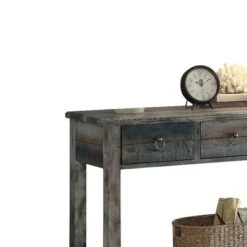 Console Table Oak Teal - Acme Furniture -Lush Living Store GUEST cd92c275 94ca 409f bef8 d97dd216b4ea