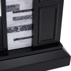 Dalmen Marble Fireplace Black - Aiden Lane -Lush Living Store GUEST cdc338d2 55d2 4fcc 908c 882e204a042d